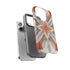 Silver Feather Compass - Impact Resistant Phone Case